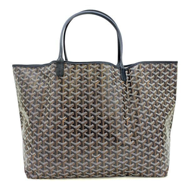 saintlouis gm 01 02 GOYARD Tote Bag SAINT LOUIS GM Coated Canvas Leather Black