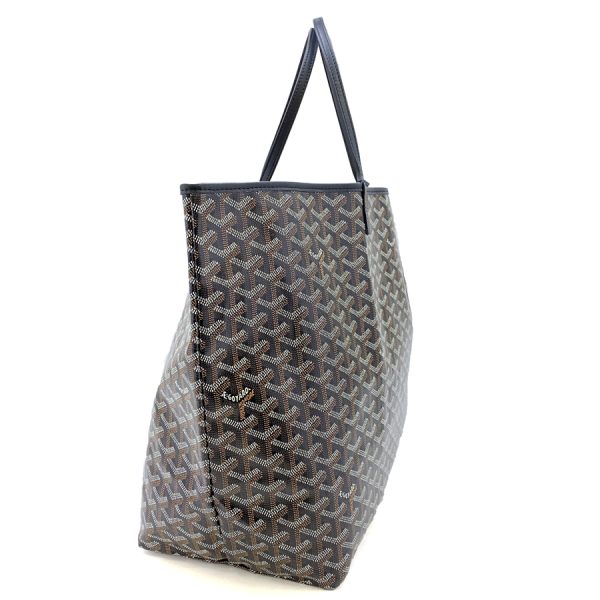 saintlouis gm 01 03 GOYARD Tote Bag SAINT LOUIS GM Coated Canvas Leather Black