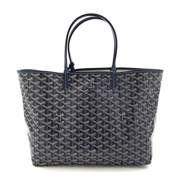 saintlouis pm 12 02 GOYARD Bag Tote Bag Saint Louis PM Coated Canvas Leather Marine Navy Marine