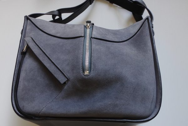 t17 4398 003 Loewe Hammock Small Leather Suede 3WAY Hand Shoulder Bag Gray