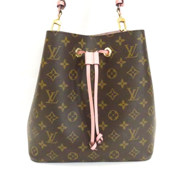 th902892 2 Louis Vuitton Monogram canvas NeoNoe Shoulder Bag Brown