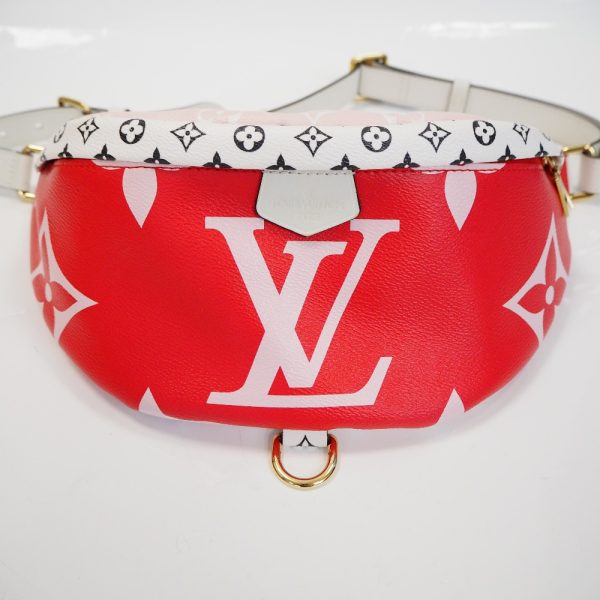 th940201 3 Louis Vuitton Bum Bag Monogram Giant Limited Edition Shoulder bag Red