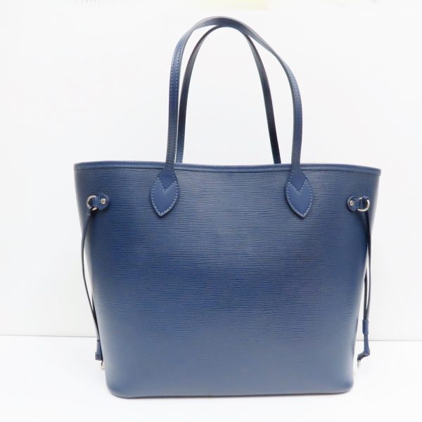 ts41471 6 Louis Vuitton Epi Neverfull MM Tote Bag Navey Blue