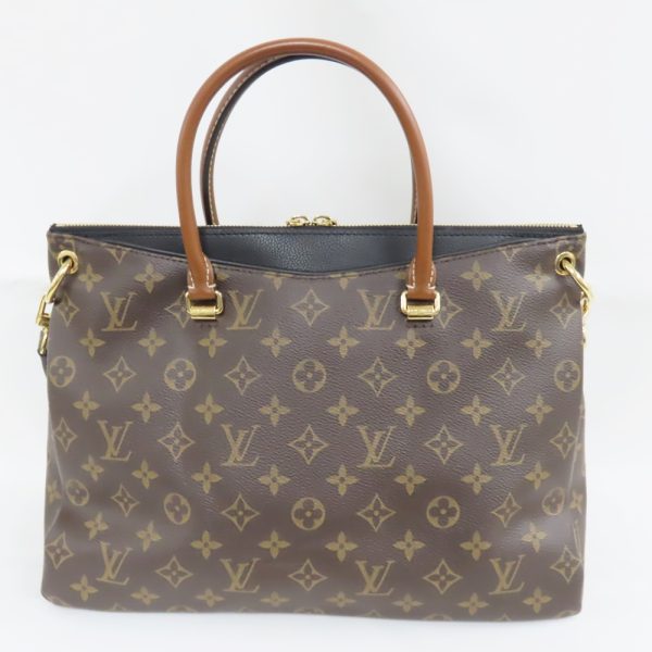 ts736641 3 Louis Vuitton Monogram Pallas Shoulder Handbag Brown