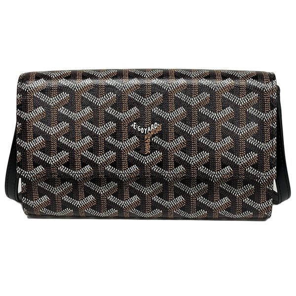 varen3mmlty01 Goyard Varenne 3 Poket Long Wallet Shoulder Bag Pouch Black