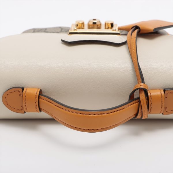 wu018376 4 Gucci GG Supreme Shoulder Bag Beige