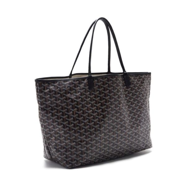 xpzknelqgm4jp 4 Goyard Saint Louis GM Coated Canvas Tote Bag Black