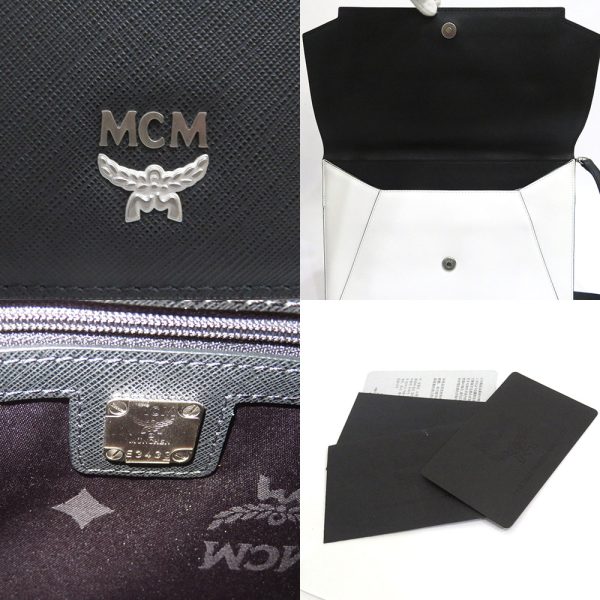 0 ot230708 1 06 MCM 2WAY Shoulder Bag White