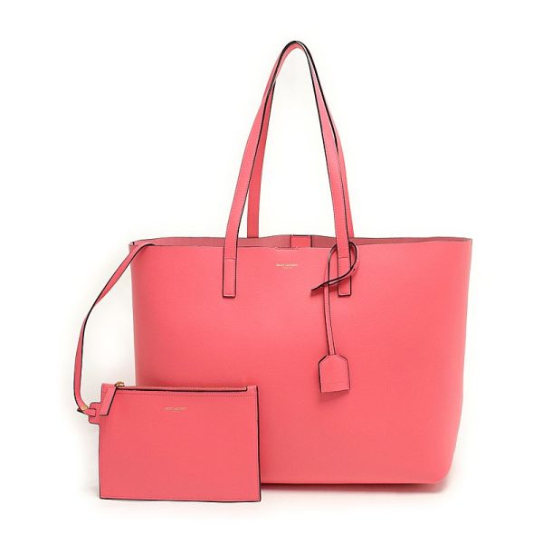 000000002116 5 Saint Laurent Tote Bag Rose