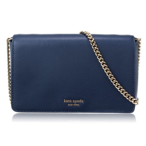 000000005170 Kate Spade Chain Shoulder Bag Navy