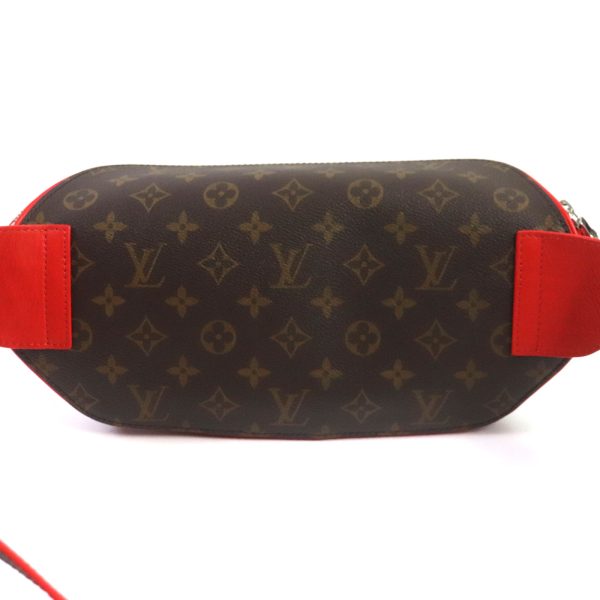 00009103 4 Louis Vuitton Bum Bag Body Bag Leather Brown