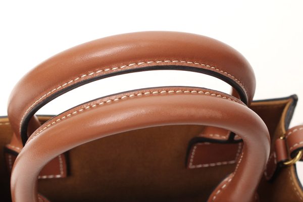 003781586 6 Loewe Amazona 23 2way Handbag Leather Brown