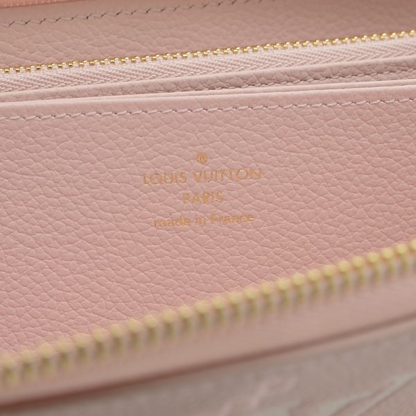 005079193 6 Louis Vuitton Empreinte Broderie Zippy Wallet Pink