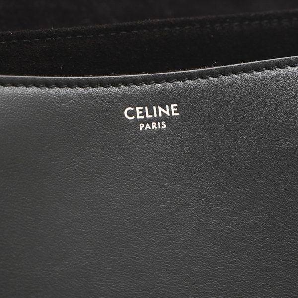 005191123 4 Celine 16 Saise Large Souple Shoulder Bag Black