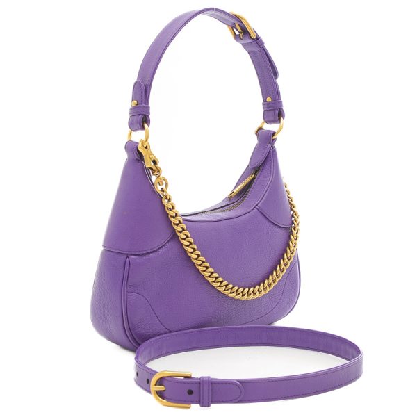 005192427 2 Gucci Aphrodite Small Shoulder Bag Leather Purple