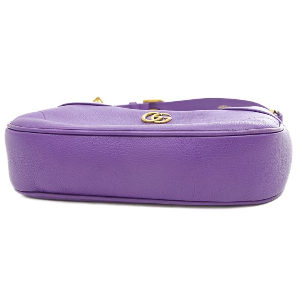 005192427 7 Gucci Aphrodite Small Shoulder Bag Leather Purple