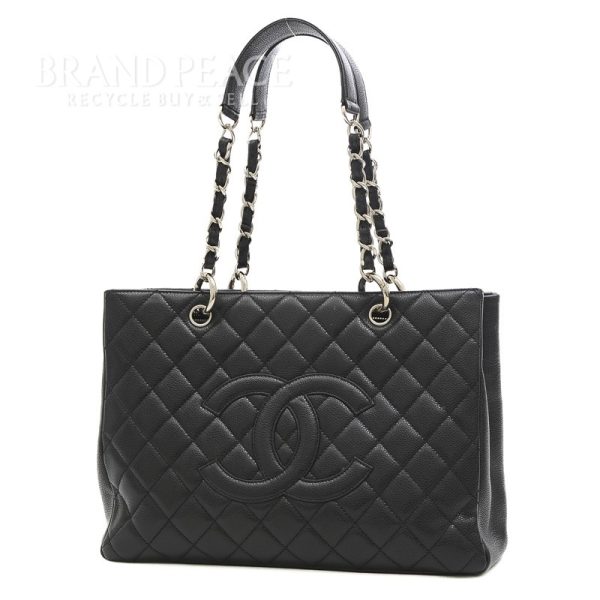 005195787 1w Chanel Matelasse GST Tote Bag Caviar Black