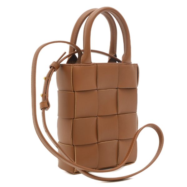 005215645 2 Bottega Veneta Intrecciato Cassette Tote Bag Wood