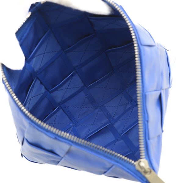 005219179 5 Bottega Veneta Maxi Pyramid Pouch Bag Cobalt