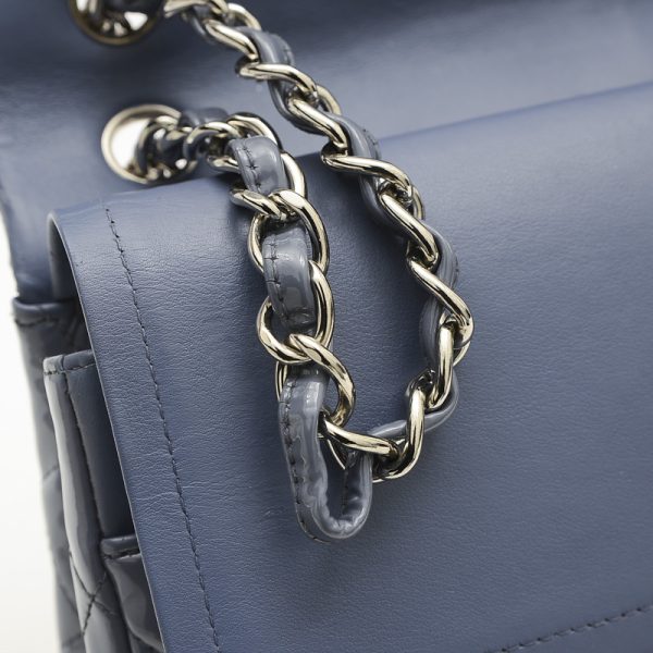 005219490 7 Chanel Deca Matelasse 30 W Chain Shoulder Bag Blue