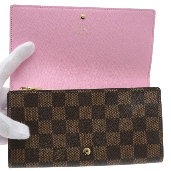 005220014 4 Louis Vuitton Holiday Sara NM Wallet Brown