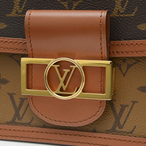 005222032 3 Louis Vuitton Dauphine Mini Shoulder Bag Brown