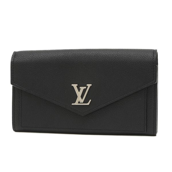 005222803 1 Louis Vuitton My Lock Me Flap Long Wallet Noir