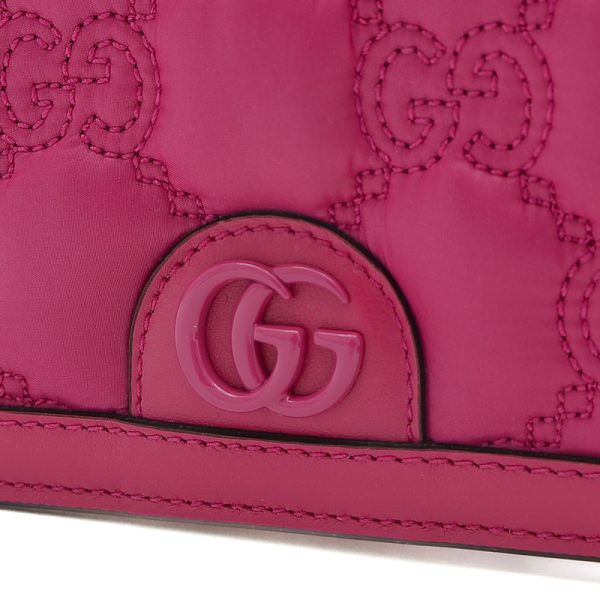 005223466 3 Gucci GG Matelasse 2way Shoulder Bag Leather Pink