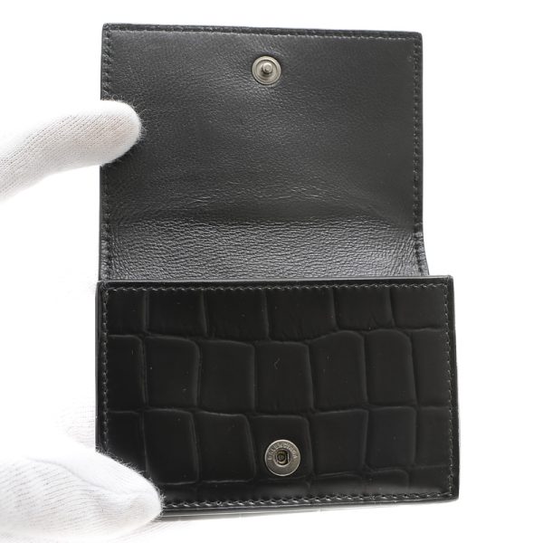 005225613 5 Balenciaga Neo Compact Trifold Wallet Black