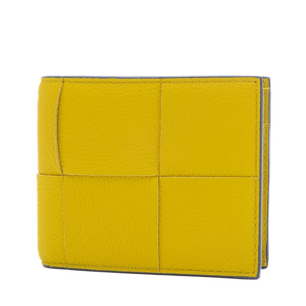 005228843 1 Bottega Veneta Cassette Bifold Wallet Yellow