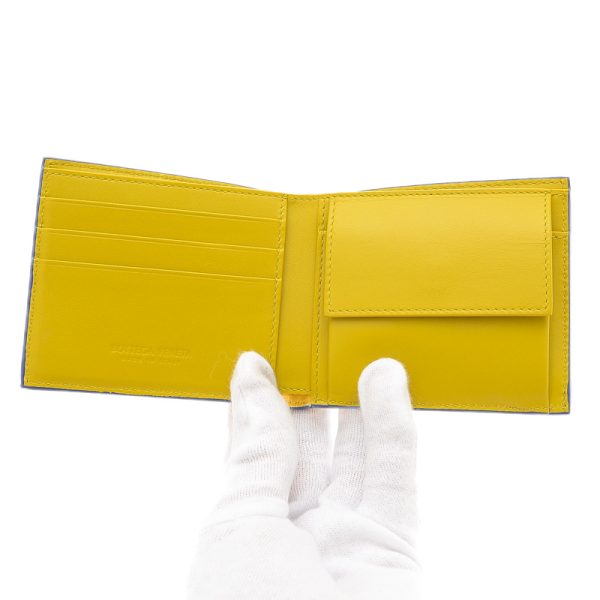 005228843 3 Bottega Veneta Cassette Bifold Wallet Yellow