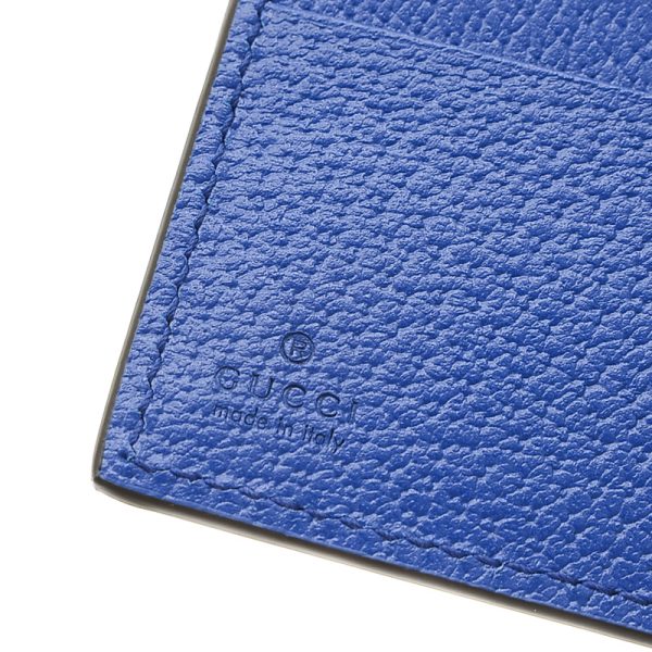 005229291 4 Gucci Cutout Interlocking G Bifold Wallet Blue