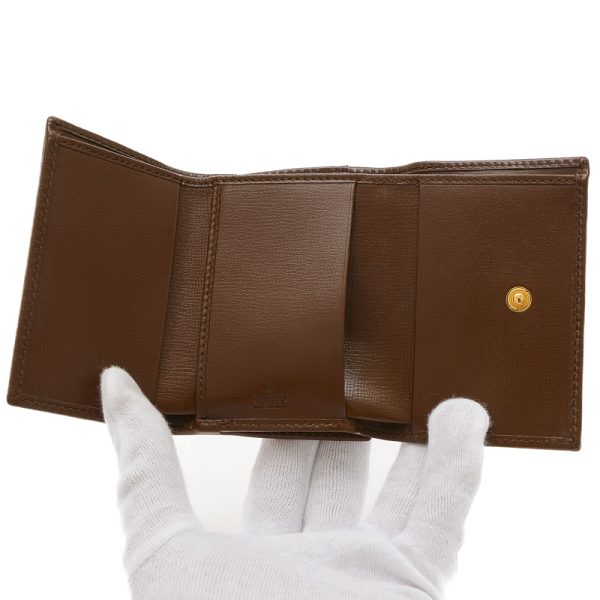 Gucci Horsebit Compact Wallet Trifold Brown - Image 5