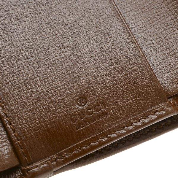 005230662 6 Gucci Horsebit Compact Wallet Trifold Brown