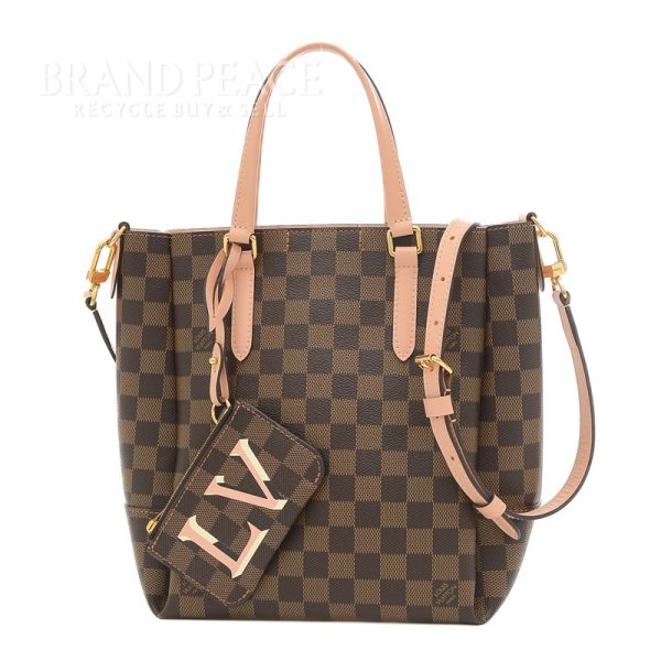 005232857 1w Louis Vuitton Belmont NV BB 2WAY Bag Damier Pink