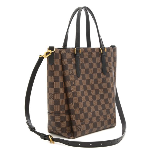 005232864 2 Louis Vuitton Damier Belmont NV BB 2WAY Bag Noir