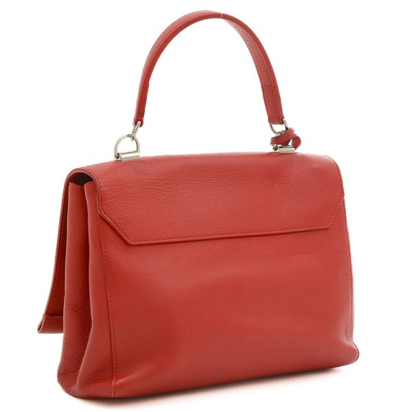 005234165 2 Louis Vuitton LockMe 2 Handbag Red