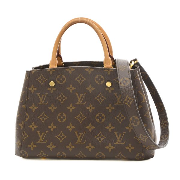 005235667 1 Louis Vuitton Montaigne BB 2Way Bag Brown