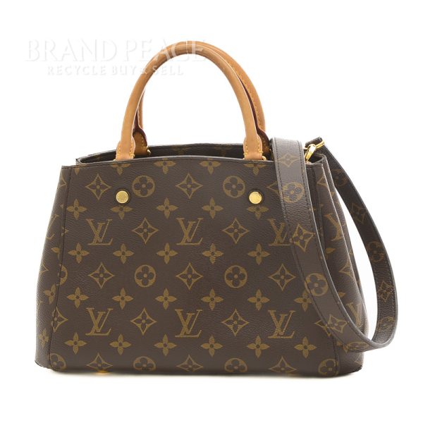 005235667 1w Louis Vuitton Montaigne BB 2Way Bag Brown