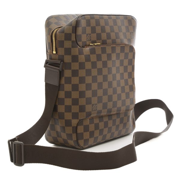 005235698 2 Louis Vuitton Damier Olaf MM Shoulder Bag Brown