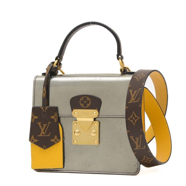 005235711 1 Louis Vuitton Spring Street PM Bag Silver Jaune