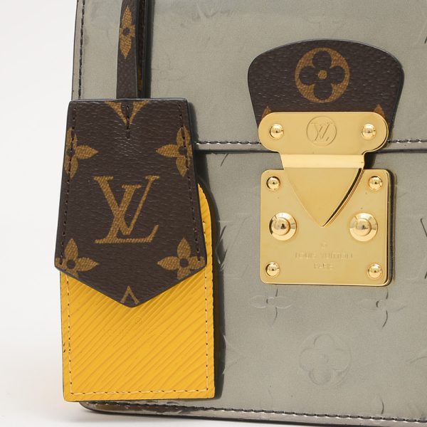 005235711 4 Louis Vuitton Spring Street PM Bag Silver Jaune