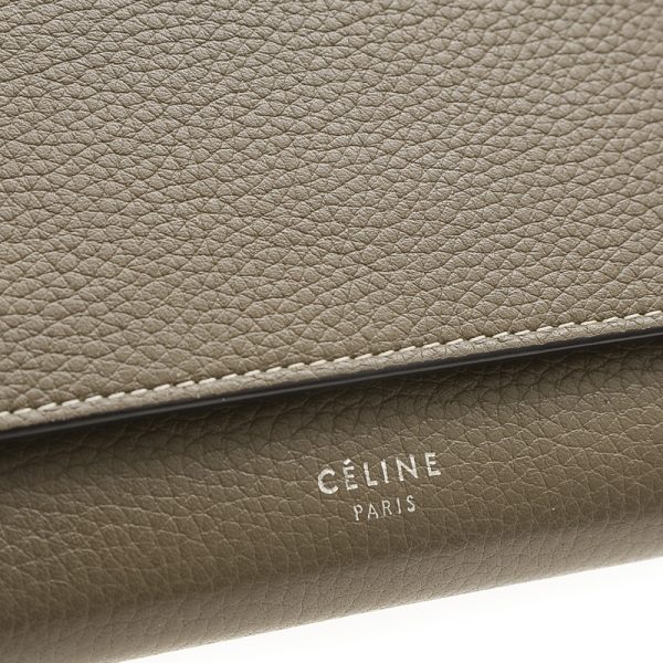 005237418 3 Celine Large Multifunction Flap Long Wallet Greige