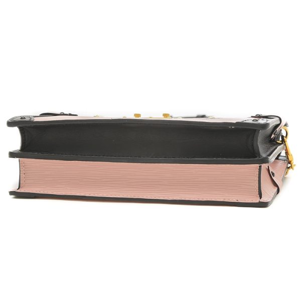 005238583 6 Louis Vuitton Trunk Clutch Bag Rose Ballerine Noir