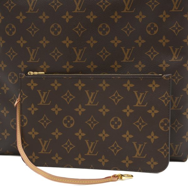 005239054 6 Louis Vuitton Monogram Carry It Tote Bag Brown