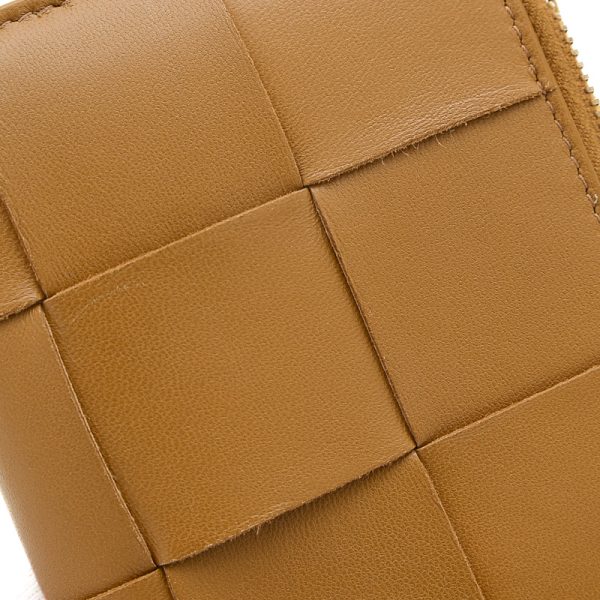 005239078 4 Bottega Veneta Maxi Bifold Compact Wallet Camel