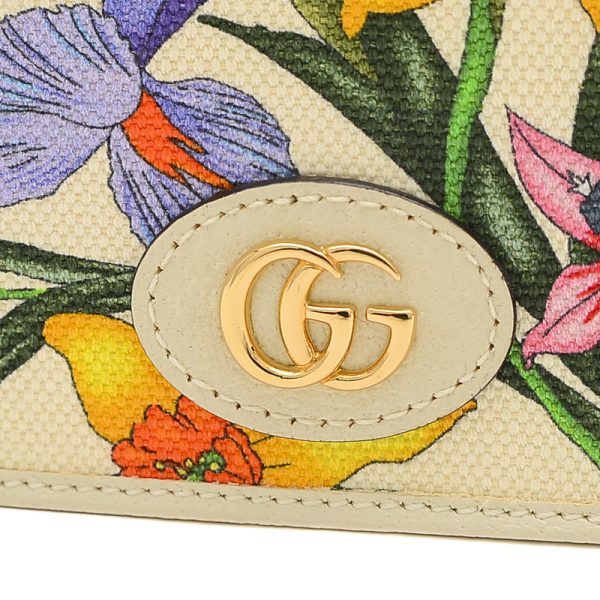 005239504 3 Gucci GG Marmont Flora Bifold Wallet Multicolor