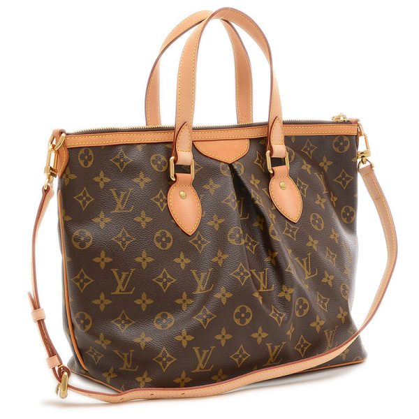 005239696 2 Louis Vuitton Palermo PM 2WAY Shoulder Bag Brown