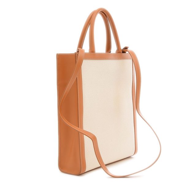 005239702 2 Celine Vertical Hippo Shoulder Bag Natural Tan