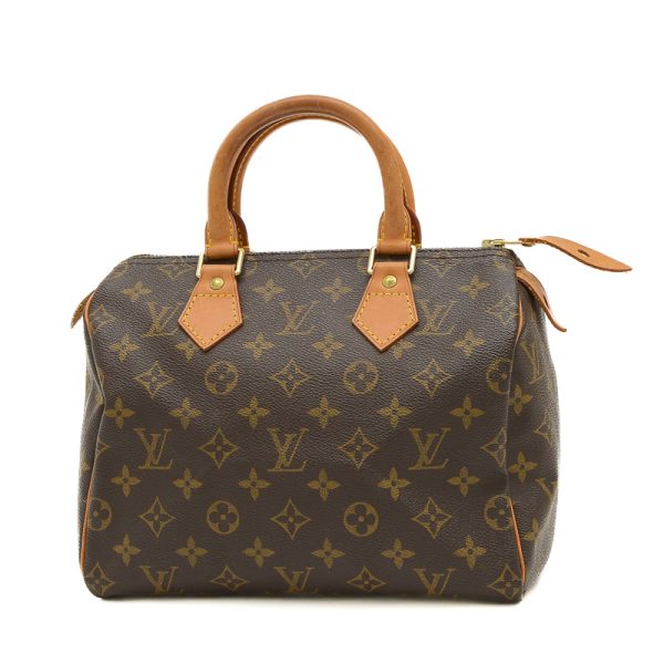 005244157 1 Louis Vuitton Monogram Speedy 25 Handbag Brown